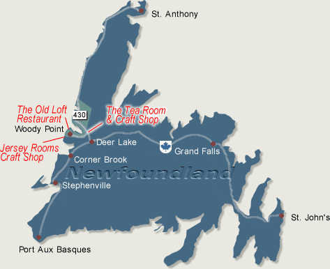 Newfoundland Map ... Please Wait